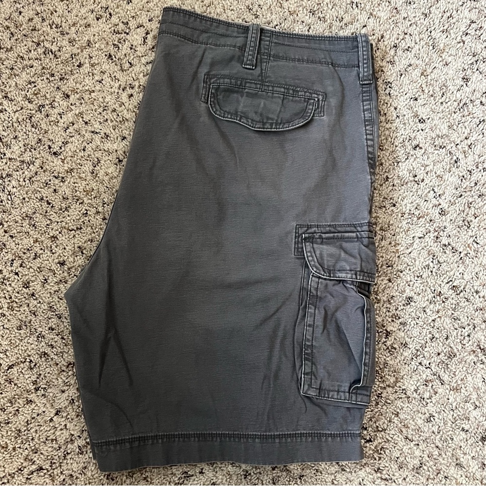 Arizona Jean Co Men’s Big & Tall Cargo Pants | Waist 48 | Grey | 100% Cotton - Picture 7 of 7